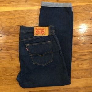 Lightly worn Levi’s shrink to fit 501’s.